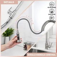 Transform Your Kitchen with a Stylish Pull Down Faucet Made of Stainless Steel 3