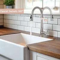 Transform Your Kitchen with a Stylish Pull Down Faucet Made of Stainless Steel 5