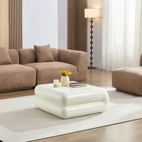 Transform Your Space with Stylish FRP Coffee Table - Eco-Friendly Finish for a Chic Look 4