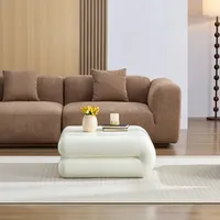 Transform Your Space with Stylish FRP Coffee Table - Eco-Friendly Finish for a Chic Look 3
