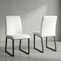Transform Your Space with Stylish Dining Chairs - Soft PU Leather for Ultimate Comfort 1