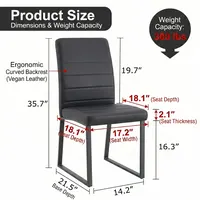 Transform Your Space with Stylish PU Office Chairs - High-Density Foam for Ultimate Comfort 4