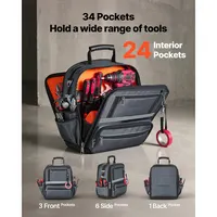 Ultimate 34-Pocket Tool Bag for Organization and Easy Carrying 3