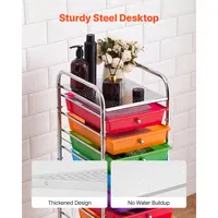 Transform Clutter with a 10 Drawer Rolling Cart - Sturdy Steel Frame for Every Room 1