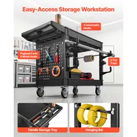 Transform Your Workspace with a 550 Lbs Utility Cart – Heavy Duty Organization for Easy Access 4