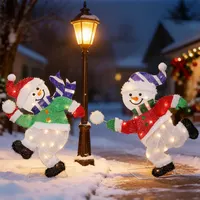 Embrace the Festive Spirit with Lighted Snowmen Decorations - Perfect for Indoor & Outdoor Holiday Cheer 2