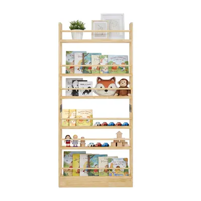 Maximize Space with a Wooden Bookshelf: Stylish Storage for Kids' Rooms