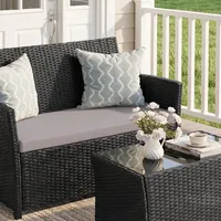 Transform Your Backyard with this Rattan Patio Set – Stylish Outdoor Comfort for Garden Gatherings 1