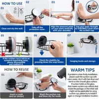Keep Soap Organized with Our Stylish Stainless Steel Holder - Suction Cup Convenience for Any Bathroom 2