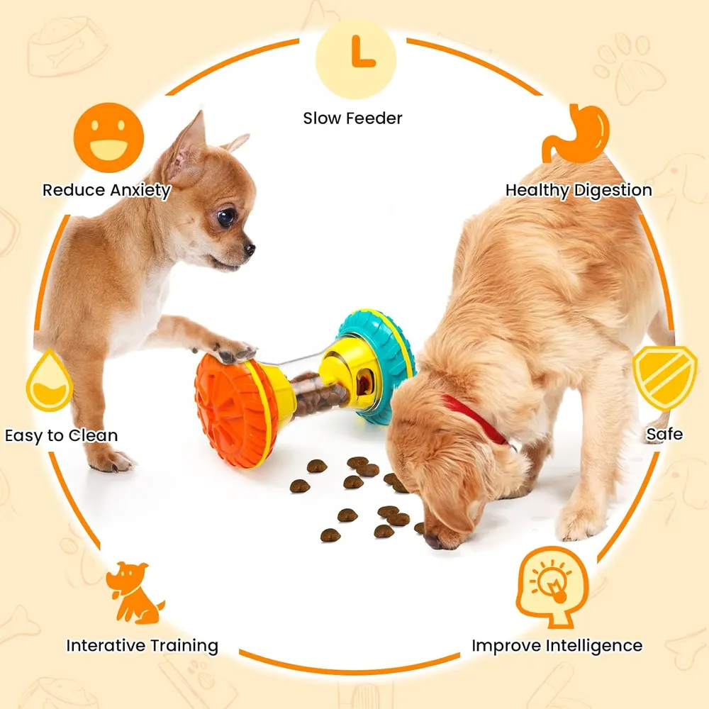 Unlock Playtime with This Interactive Dog Puzzle Toy - Perfect for Smart Dogs and Slow Feeding