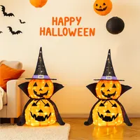 Transform Your Space with 3FT Halloween Pumpkin Lights Featuring 150 LEDs for Spooky Vibes 3