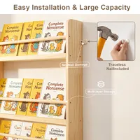 Maximize Space with a Wooden Bookshelf: Stylish Storage for Kids' Rooms 4