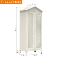 Unlock Your Space: Tall Metal Storage Cabinet in Beige for Ultimate Organization 9