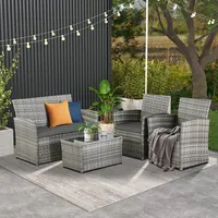 Transform Your Outdoors with This Stylish Patio Furniture Set - Durable Rattan for Comfort and Elegance 3