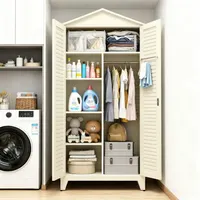 Unlock Your Space: Tall Metal Storage Cabinet in Beige for Ultimate Organization 3