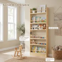 Maximize Space with a Wooden Bookshelf: Stylish Storage for Kids' Rooms 5
