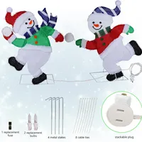 Embrace the Festive Spirit with Lighted Snowmen Decorations - Perfect for Indoor & Outdoor Holiday Cheer 4