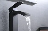 Upgrade Your Bathroom with a Stylish Sink Faucet Featuring Waterfall Flow 4