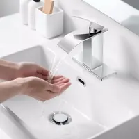 Upgrade Your Bathroom with a Stylish Single Handle Faucet - Durable Stainless Steel Design for Effortless Water Control 4