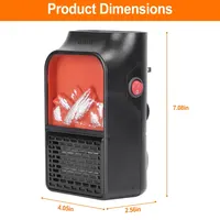 Stay Warm This Winter with Our 800W Space Heater - Fast Heating & Remote Control 9