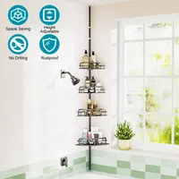 Transform Your Shower Space with a Corner Caddy - Rust-Free Organizer for All Your Bath Essentials 8