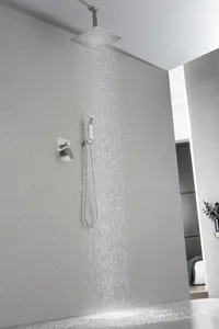 Transform Your Shower Experience with a 16" Rain Shower Head - Luxury Stainless Steel for Full Body Coverage 7
