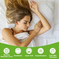 Transform Your Sleep with a Bamboo Memory Foam Pillow that Alleviates Neck Stress 3