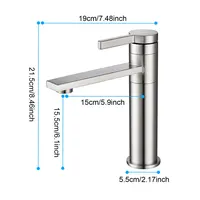 Transform Your Bathroom with a Stylish Faucet - Easy Single Handle Design - Spot-Free Finish for Less Cleaning 4