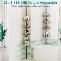 Transform Your Shower Space with a Corner Caddy - Rust-Free Organizer for All Your Bath Essentials 6