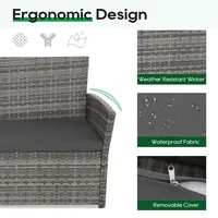 Transform Your Outdoors with This Stylish Patio Furniture Set - Durable Rattan for Comfort and Elegance 1