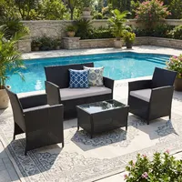 Transform Your Backyard with this Rattan Patio Set – Stylish Outdoor Comfort for Garden Gatherings 2