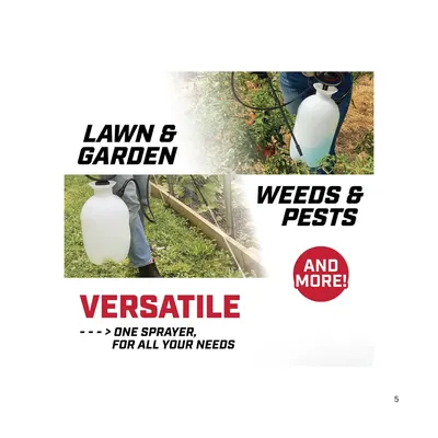 Transform Your Yard with Our Pump Sprayer - Lightweight Design for Effortless Lawn Care