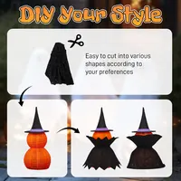 Transform Your Space with 3FT Halloween Pumpkin Lights Featuring 150 LEDs for Spooky Vibes 4