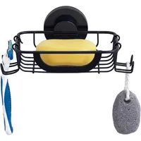 Keep Soap Organized with Our Stylish Stainless Steel Holder - Suction Cup Convenience for Any Bathroom 3