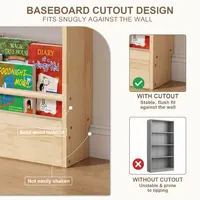 Maximize Space with a Wooden Bookshelf: Stylish Storage for Kids' Rooms 7