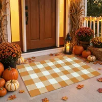 Elevate Your Entryway with Our Washable Buffalo Plaid Rug for Fall 3