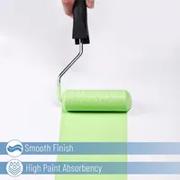 Transform Your Painting Game with This 4-Inch Foam Paint Roller Kit for Flawless Edges 4