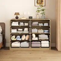 Elevate Your Space with a Natural Finish Dresser - Chic Rattan for Stylish Storage 12