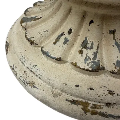 Transform Your Garden with an Antique White Planter - Durable Magnesium Oxide Design for Vibrant Flowers