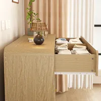 Elevate Your Space with a Natural Finish Dresser - Chic Rattan for Stylish Storage 3