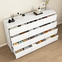Transform Your Space with a Modern White Dresser | 12 Drawers for Ultimate Storage 6