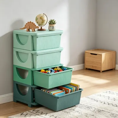 Declutter Your Space with Our Toy Storage Drawers for Kids' Rooms