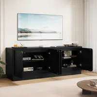 Elevate Your Living Space with This 63 Inch TV Stand Featuring Hidden Storage Solutions 9