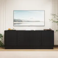 Elevate Your Living Space with This 63 Inch TV Stand Featuring Hidden Storage Solutions 6