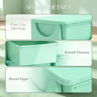 Chic Storage Tower,Space-Saving Vertical Drawer Unit,Multi-Tier Toy Organizer,Storage Drawers, 6