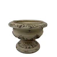 Transform Your Garden with an Antique White Planter - Durable Magnesium Oxide Design for Vibrant Flowers 10